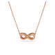 thumbnail image 1 of Collar con colgante de hipérbola de Swarovski con símbolo de infinito, 1 of 5