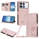 thumbnail image 1 of Funda Cartera Trébol para Xiaomi Poco F6 Pro con Ranuras Tarjetas y Carga Inalámbrica Rosa, 1 of 6