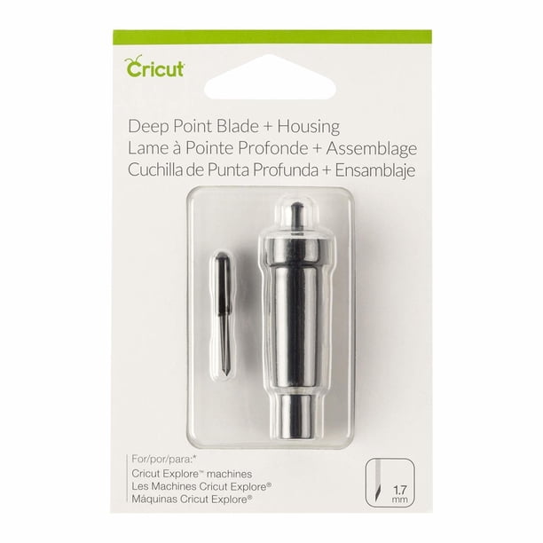 Cuchilla de corte con carcasa Cricut Deep-Point para máquinas Cricut