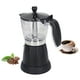 thumbnail image 2 of Cafetera eléctrica italiana portátil de 6 tazas y 300 ml con tapa transparente para el hogar, 2 of 8