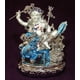 thumbnail image 1 of Bejeweled White Dzambhala trae riqueza importada por el Feng Shui, 1 of 1