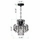 thumbnail image 2 of Candelabro Q&S Mini Crystal Pink, 1 luz E26, para habitación de princesa, 2 of 9