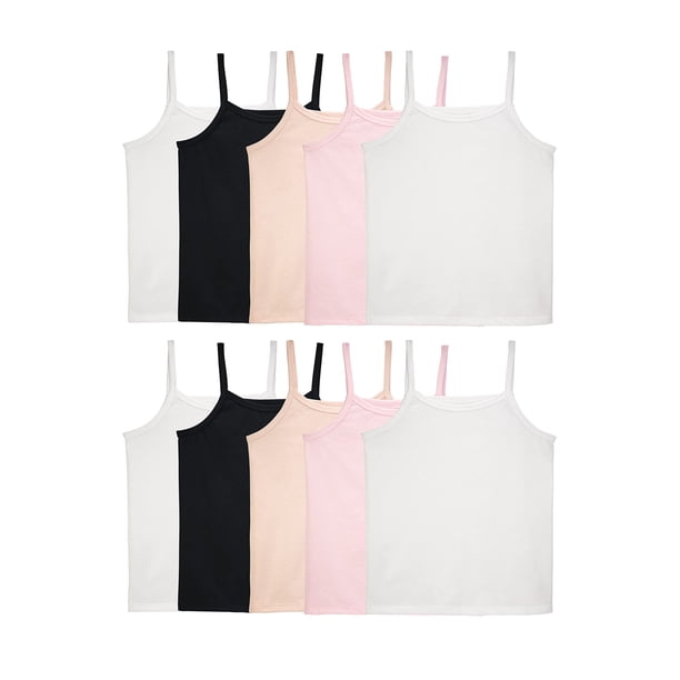 Camisetas interiores para niña Fruit of the Loom, camisolas y musculosas, paquete de 10