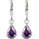 thumbnail image 1 of 1 par de pendientes colgantes con incrustaciones de plata esterlina S925 para mujer, 1 of 2