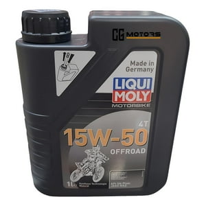 Aceite De Moto 15W50 Liqui Moly Offroad 4T 1L Original Negro