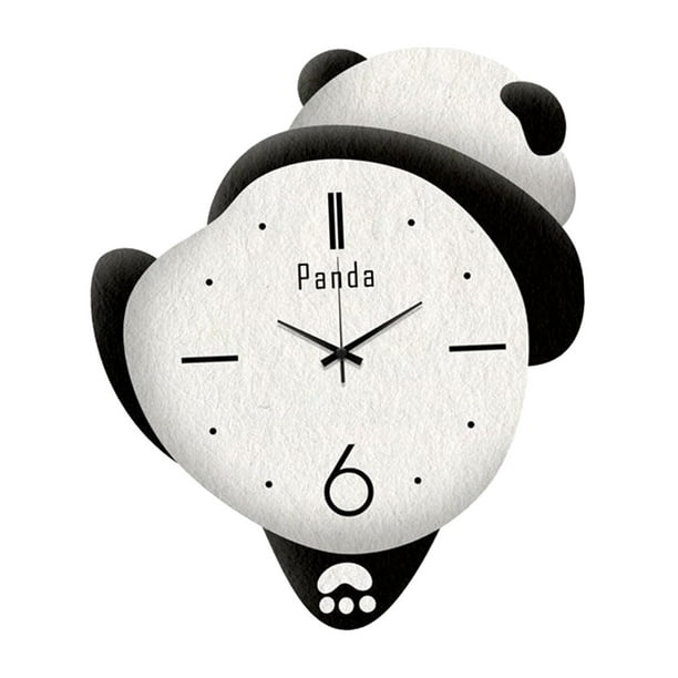 Reloj De Pared Con Forma De Panda, Reloj Colgante Que No Hace