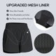 thumbnail image 3 of Shorts CRZ YOGA Dolphin tiro alto 3" secado rápido negro S, 3 of 8