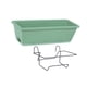 thumbnail image 4 of Maceta Colgante Para Balcón, Decoración De Patio Exterior, Para Barandilla/valla, Color Verde Claro, 4 of 5
