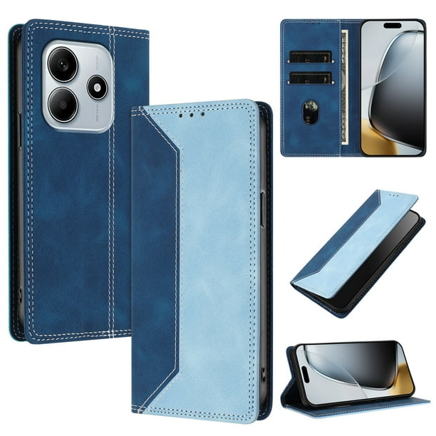 Para Xiaomi 14T Funda Xiaomi 14T Pro Funda Tipo Billetera De Cuero Con