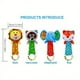 thumbnail image 2 of Baby Hand Rattles Newborn Hand Grab Rattles 0-1 Years Old Soothing Hand Rattles Puzzle Plush Toys, 2 of 2