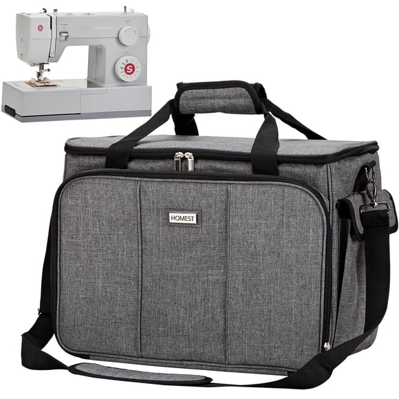 Maletín de transporte para máquina de coser HOMEST, universal, gris