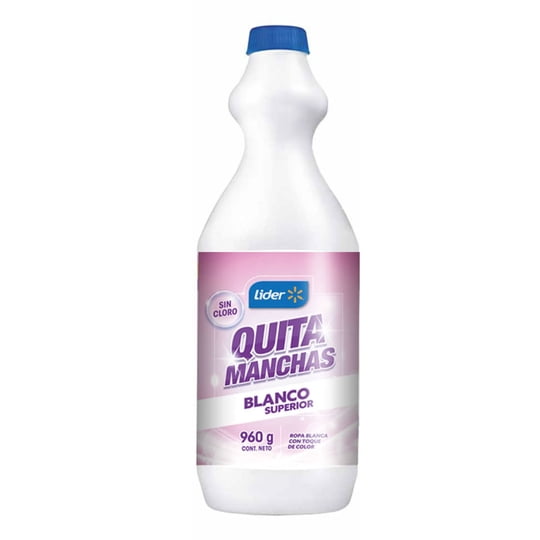 Quitamanchas Líquido Blanco Superior Sin Cloro Botella 960 g Lider
