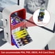 thumbnail image 3 of 15.8 In Game Storage Tower Compatible With PS5/ Xbox Series S & X/ Switch, Universal Video Game Disc Organizer 18 In 1 With 4 Controller Brackets, Game Disk Box Bracket-Blanco/Rojo, 3 of 8