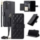 thumbnail image 5 of Funda tipo billetera FOXDOCK para Samsung Galaxy S21 Plus – Tapa abatible con correa para mujer, 5 of 5