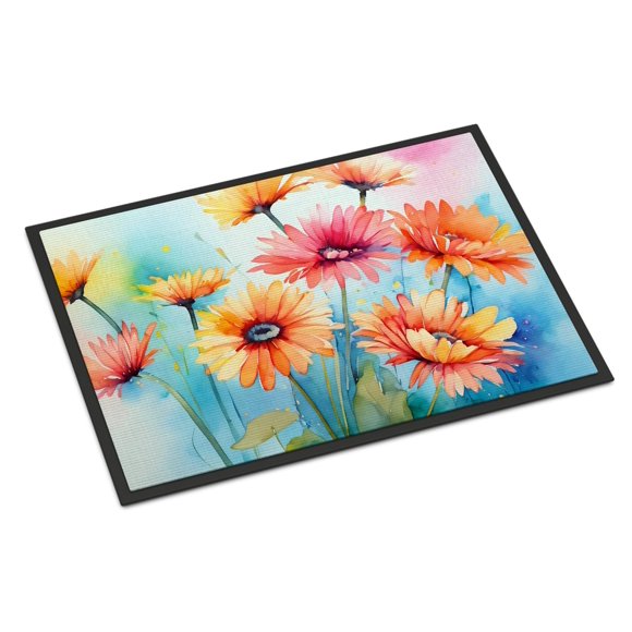 Alfombra Caroline's Treasures 61x91 cm Margaritas Gerbera