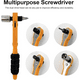 thumbnail image 3 of Set Kit Juego Dados Y Puntas Cuadrante 1/4 19 Piezas Toolmak, 3 of 3