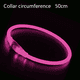 thumbnail image 3 of Collar LED para perros - Collar para perros con luz recargable por USB que brilla en la oscuridad., 3 of 6