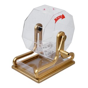Magideal - Máquina De Números De La Con Manual, Puede Contener 50-100 Bolas De Bingo, Máquina De Lotería, Selector De Números Afortunados Para