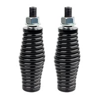 Magideal - 2 Piezas De Látigo Led Látigo Soporte De Resorte, Montaje De Resorte De La Antena Reemplaza La Base De Montaje De Luz De Premium Para El Automóvil Utv