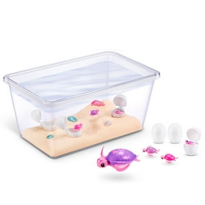 Mamá Y Bebé Tortuga Sorpresa Pets Alive De Zuru