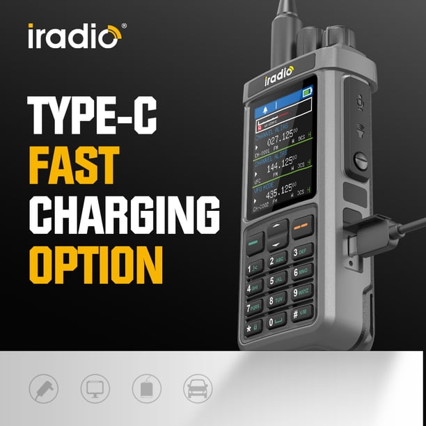 Iradio UV-98 PLUS Radio Bidireccional VHF/UHF | Upgrade Total