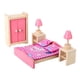 thumbnail image 1 of Juego De Sala De Juguetes De Madera Accesorio Para Muebles De Casa De Mu?ecas Rosa Roja, 1 of 2