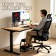 thumbnail image 2 of Reposapiés Arejonner ajustable de doble nivel ergonómico negro, 2 of 6