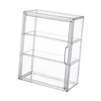 Magideal - Vitrina Transparente Para Figuritas, Organizador De Modelos, Vitrina Multifuncional Para Juguetes, Caja De Almacenamiento Para Estantería De Interior Estilo F