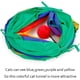 thumbnail image 2 of Túnel para gatos Ace One, tubo plegable para mascotas, juguete para jugar en interiores y exteriores, ideal para hacer ejercicio, esconderse, entrenar y correr, con pelota divertida y dos agujeros par, 2 of 7