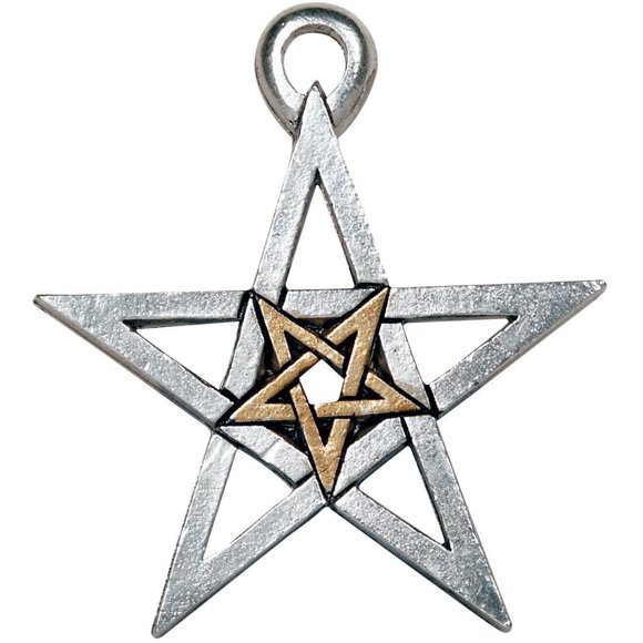 Amuleto Doble Pentagrama – Enchanted Jewelry