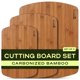 thumbnail image 1 of Juego de 3 tablas de cortar ROYAL CRAFT WOOD de bambú, 1 of 8