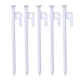 thumbnail image 3 of Estacas De Metal De 5 Piezas De Resistencia Estacas Para Acampar Clavijas De Tierra Clavo Blanco, 3 of 3