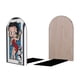thumbnail image 2 of Betty Boop (2) Sujetalibros decorativos temáticos, tope para estantería con base antideslizante, uso dual para hogar y oficina - 2 piezas, 2 of 6