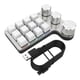 thumbnail image 5 of Teclado Numérico Portátil 9 Teclas Programa De 3 Perillas RGB Para PC Laptop Tablet White, 5 of 5
