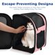 thumbnail image 3 of Mochila portabebés Apollo Walker para mascotas de hasta 8 kg, color rosa, 3 of 7