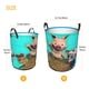 thumbnail image 5 of ¡Jakers! Las Aventuras de Piggley Winks Cesta de lavandería de gran capacidad redonda con asa, bolsa para ropa sucia plegable, almacenamiento para dormitorio, baño y lavadero 44x35 cm, 5 of 6
