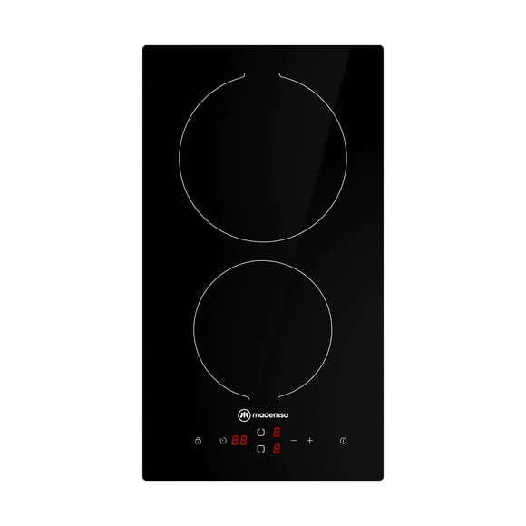 Encimera Eléctrica 2 Platos Mademsa Vitrocerámica VM2TR