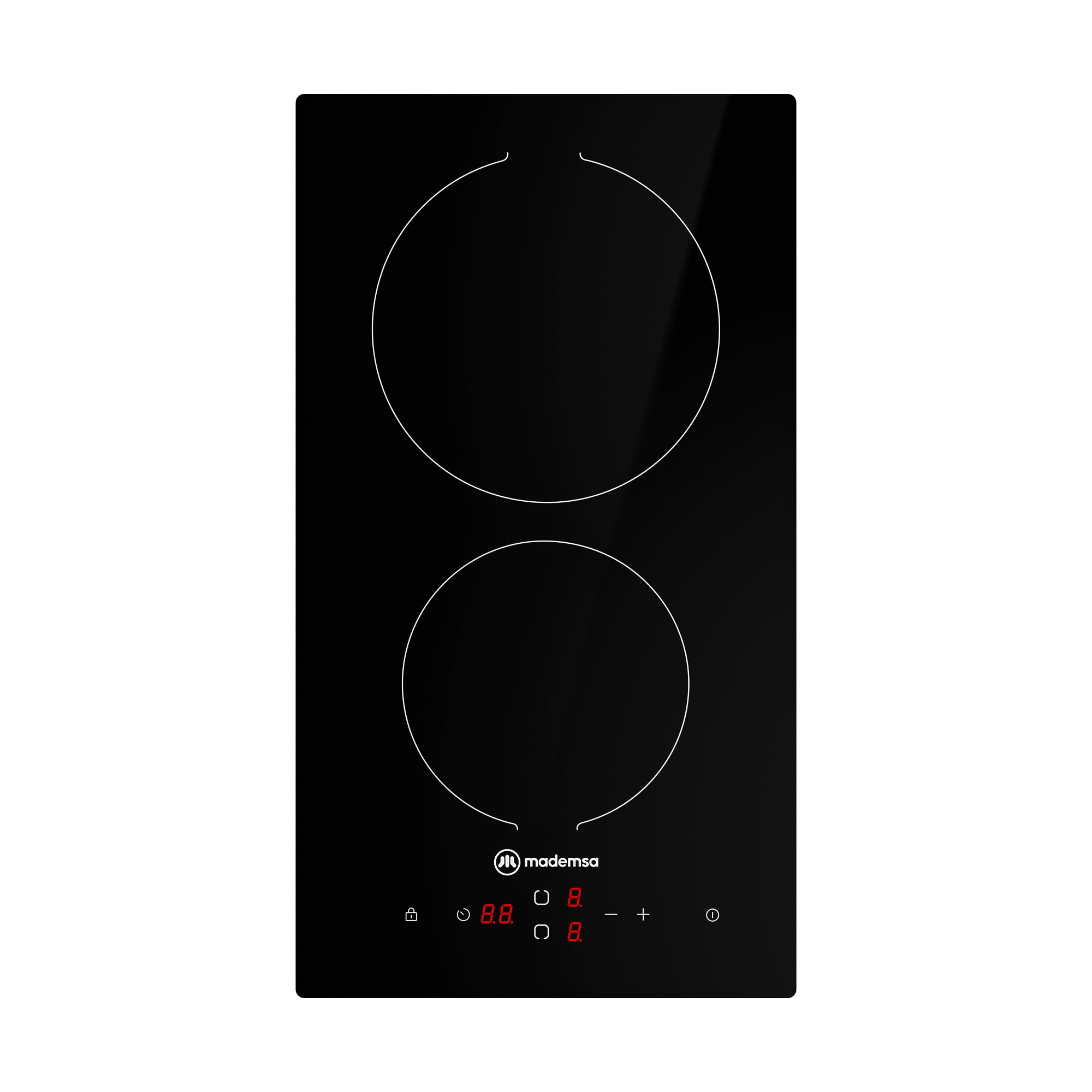 Encimera Eléctrica 2 Platos Mademsa Vitrocerámica Vm2tr
