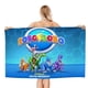 thumbnail image 1 of RoboGobo Toalla de playa de secado rápido con diseño temático, regalo para mujeres y niñas, ideal para cumpleaños, fans, amantes de la música, uso en la playa o al aire libre, 78 × 180 cm, 1 of 6