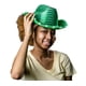 thumbnail image 4 of Sombrero de vaquero LED parpadeante con lentejuelas de color verde jade, 4 of 6