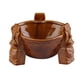 thumbnail image 5 of Cuenco De Cerámica Para Ponchar, Diseño De Tres Patas, Tazas Tiki, Taza Para Beber Para Bar, Hogar, Marrón, 5 of 5