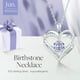 thumbnail image 2 of Collar Love Pendant Con Birthstone Zirconia Y Caja De Regalo, 2 of 5