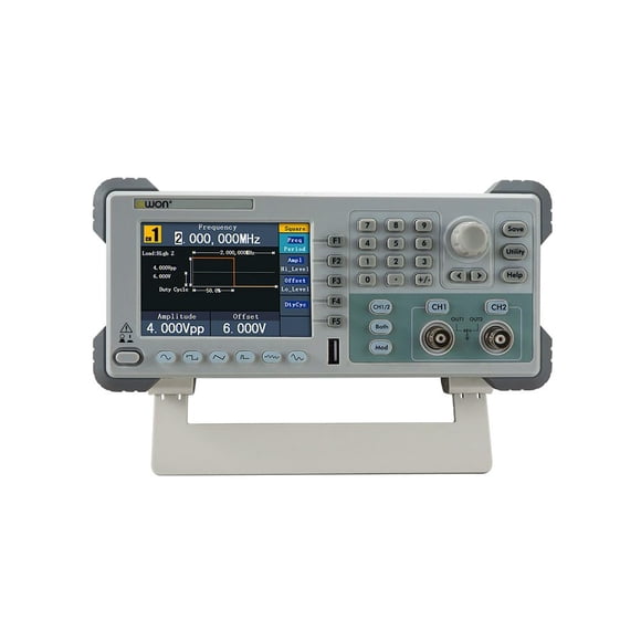 Generador de formas de onda Owon de 2 canales 25 MHz con LCD de 4 pulgadas