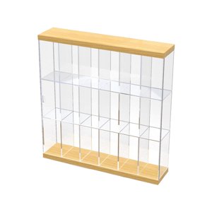 Magideal - Estante De Exhibición De Figuras De Acción, Estantes Para Juguetes, Colección Acrílica, Fácil Instalación, Soporte De Almacenamiento Para Mostrador De 18 Rejillas