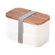thumbnail image 2 of Contenedor De Almuerzo Para Microondas, Caja Bento Reutilizable Ligera Para Cenar Fuera En Casa, Color Blanco, 2 of 3