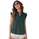 thumbnail image 4 of Blusa Estampado Geométrico y Manga Mariposa verde XL, 4 of 5