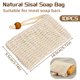thumbnail image 2 of Bolsas de Sisal para Ahorrar Jabón CllyCnny Pack de 10 (14,5 × 9,5 cm), 2 of 7