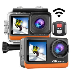 Cámara Deportiva Ausek 4K 30Fps 16Mp Deportiva Pantalla Dual