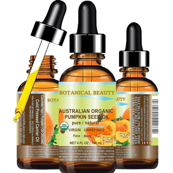 Hidratante Facial Aceite Orgánico de Semilla de Calabaza Botanical Beauty