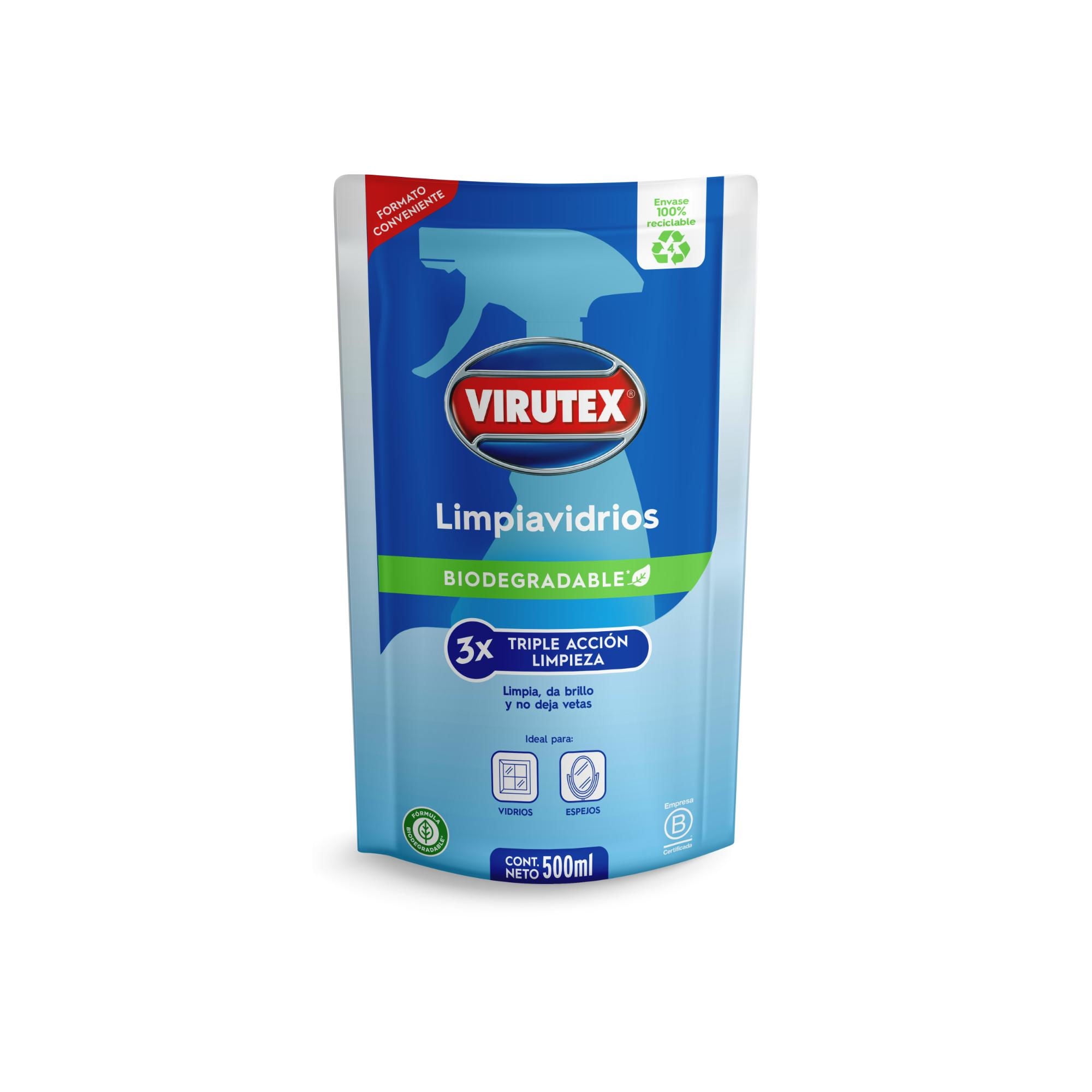 Limpia Vidrio Líquido Doypack 500 ml Virutex